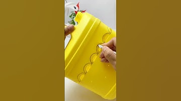 The magic of dish soap bottles | Stress relief | Flower pot