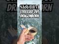 Dragonborn Stress Level Max! #skyrim #meme #memes #skyrimmemes #skyrimmeme