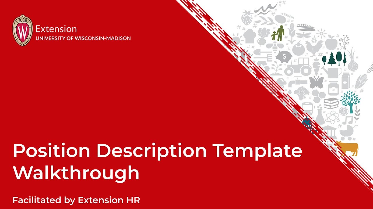 Position Description Template Walkthrough YouTube
