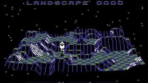 The Sentinel - C64 Commodore 64 Game playthrough with commentary