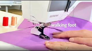 Putting on the Bernina Walking Foot - Bernina Sewing Machines