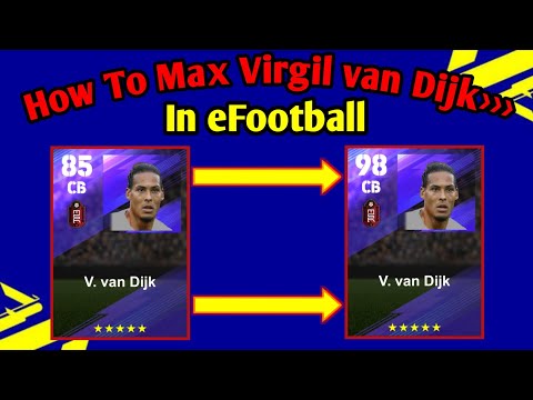 How To Train V. van Dijk Max Level In eFootball 23 || How To Max V. van Dijk In efootball/Pes 2023 |