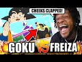 Goku vs Frieza RAP BATTLE! (REACTION)