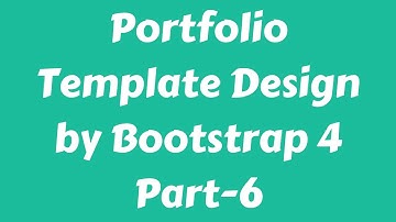 Web Design Beginners Tutorial 2020 bangla Landing Page Design by bootstrap 4 Part 6