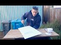 making HARDBOARD PANELS for OIL PAINTING