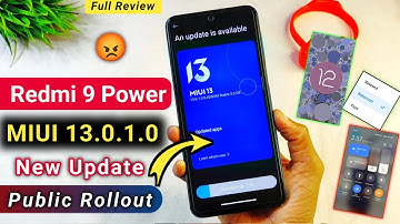 Redmi 9 Power MIUI 13.0.1.0 New Update Rollout Start In India | Android 12 Update Top 10 Features