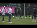 Lukaku, McTominay, Hojlund star in wet Napoli training ahead of Copenhagen UCL Clash