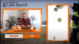 HOLY SKIMOLY! Klimaathater en game-ontkenner Michiel is NU live op Twitch met klimaatskiën DE GAME!