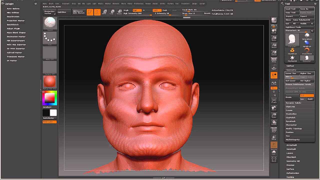 using a character creator vs zbrush