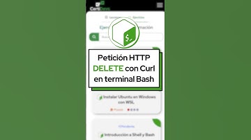 Comando curl peticiones DELETE HTTP API REST en Linux Bash terminal consola de comandos