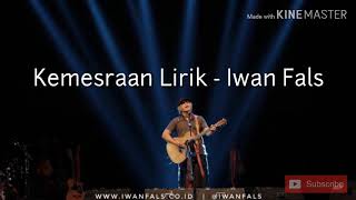 Kemesraan Lirik - Iwan Fals