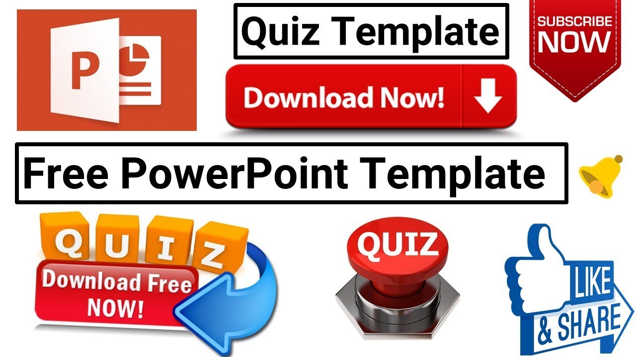 Download Free Template For Making Powerpoint Visual Quiz 2018 Updated Youtube