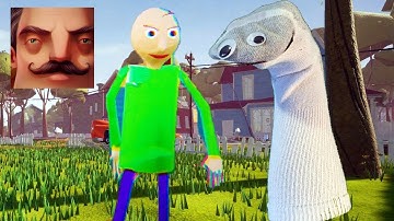 Hello Neighbor - My New Neighbor Sock Arts and Crafters Baldi Act 2 Gameplay Walkthrough