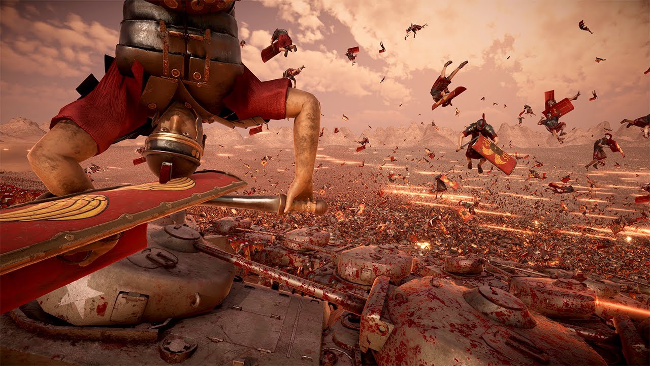 ローマ兵100,000人と戦車100,000台で戦わせてみた