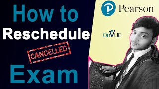 How to reschedule cancelled proctored exam | Pearson onVue Online Certification Exam at Home