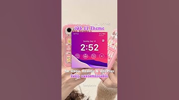 iOS 17 Customizable Theme for Oppo, Realme and Oneplus