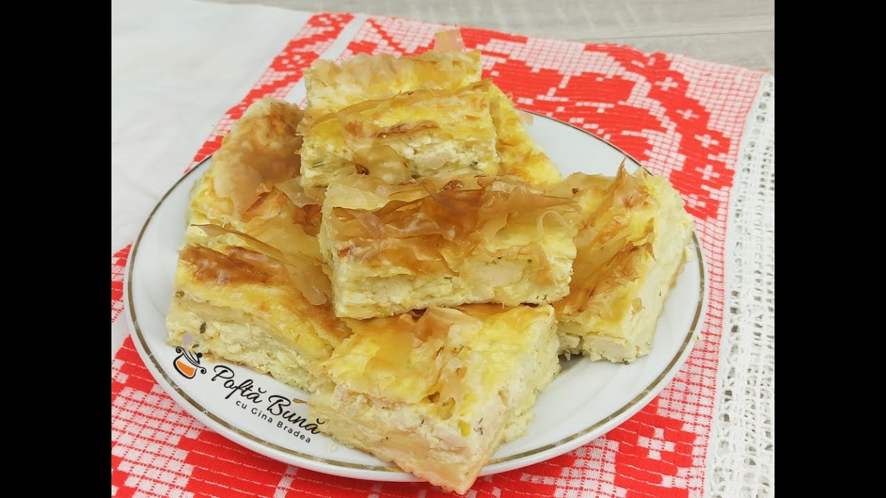Placinta cu iaurt si branza sarata - reteta simpla I Gina Bradea