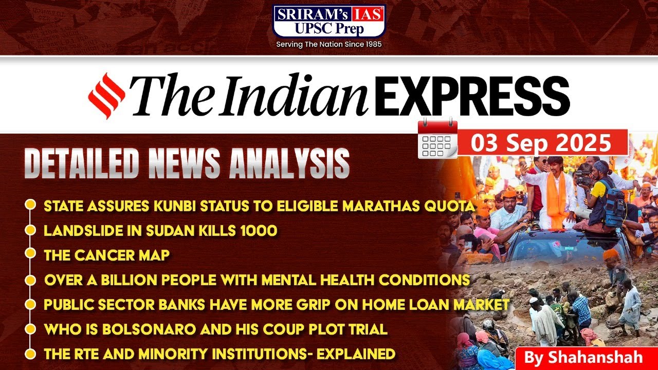 Indian Express Analysis | 3rd Sep 2025 | Daily Current Affairs for UPSC ...