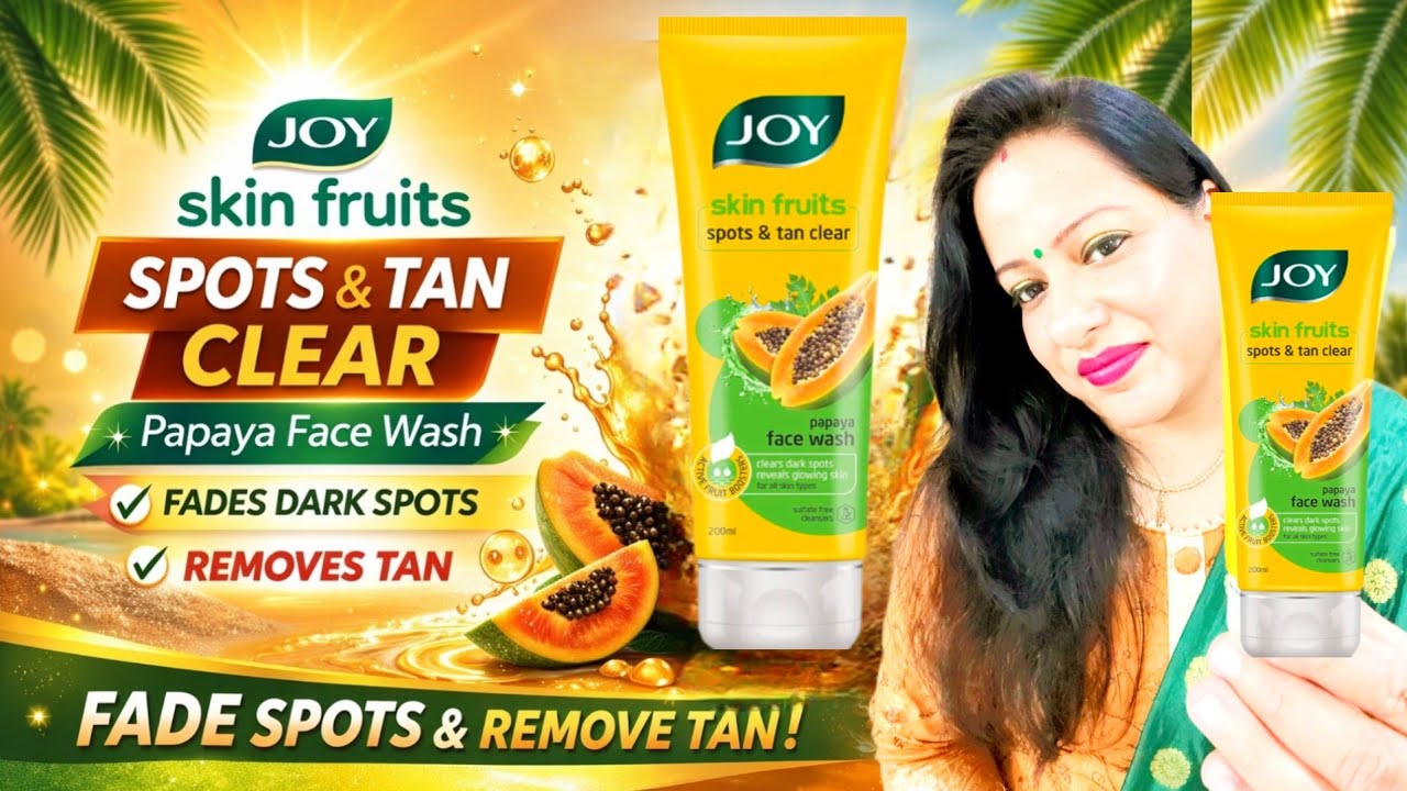 JOY Skin Fruit Spot & Tan Clear Papaya face Wash/joy face wash@Gunjankareer 