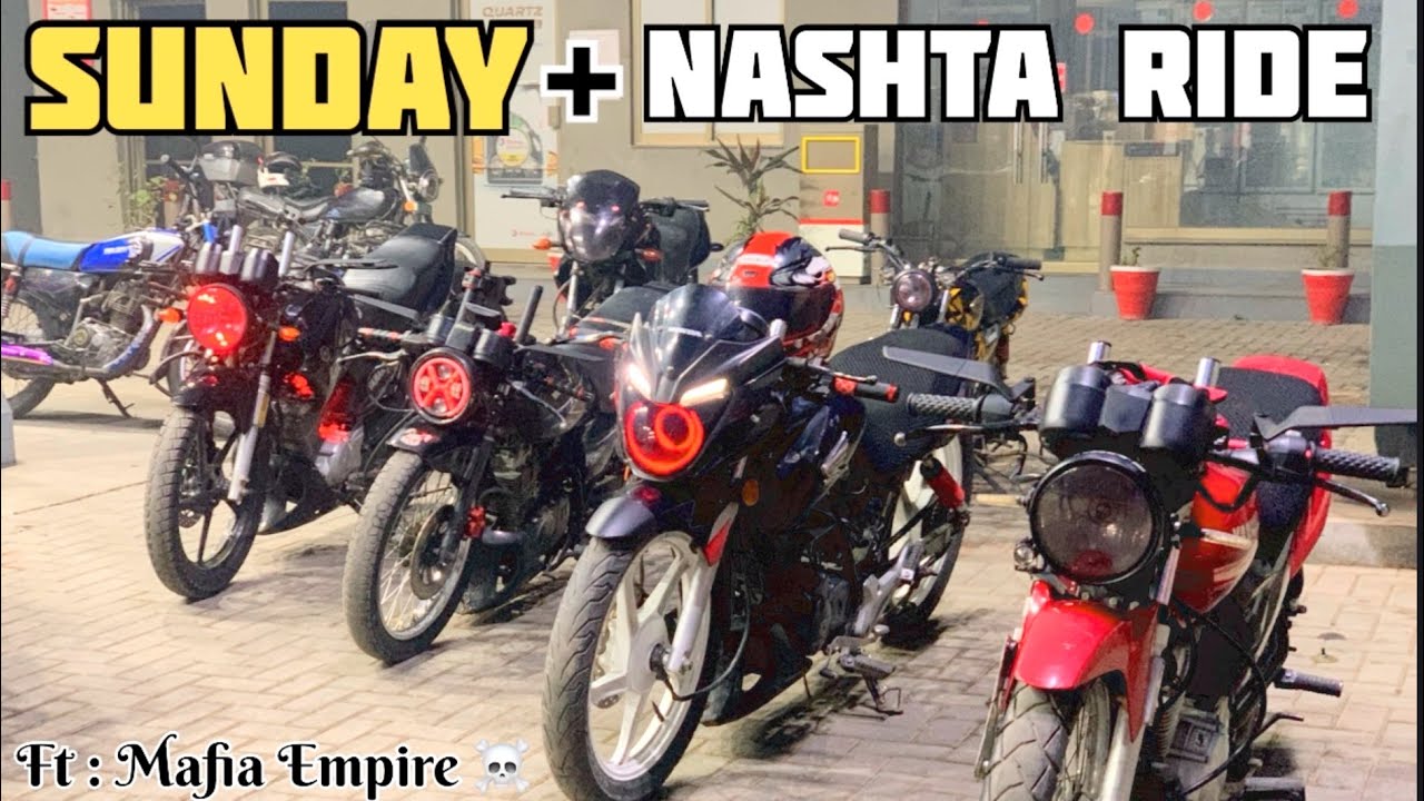 Nashta + Sunday morning Ride 🥶 | Ft: Mafia Empire ☠️| vlog # 8