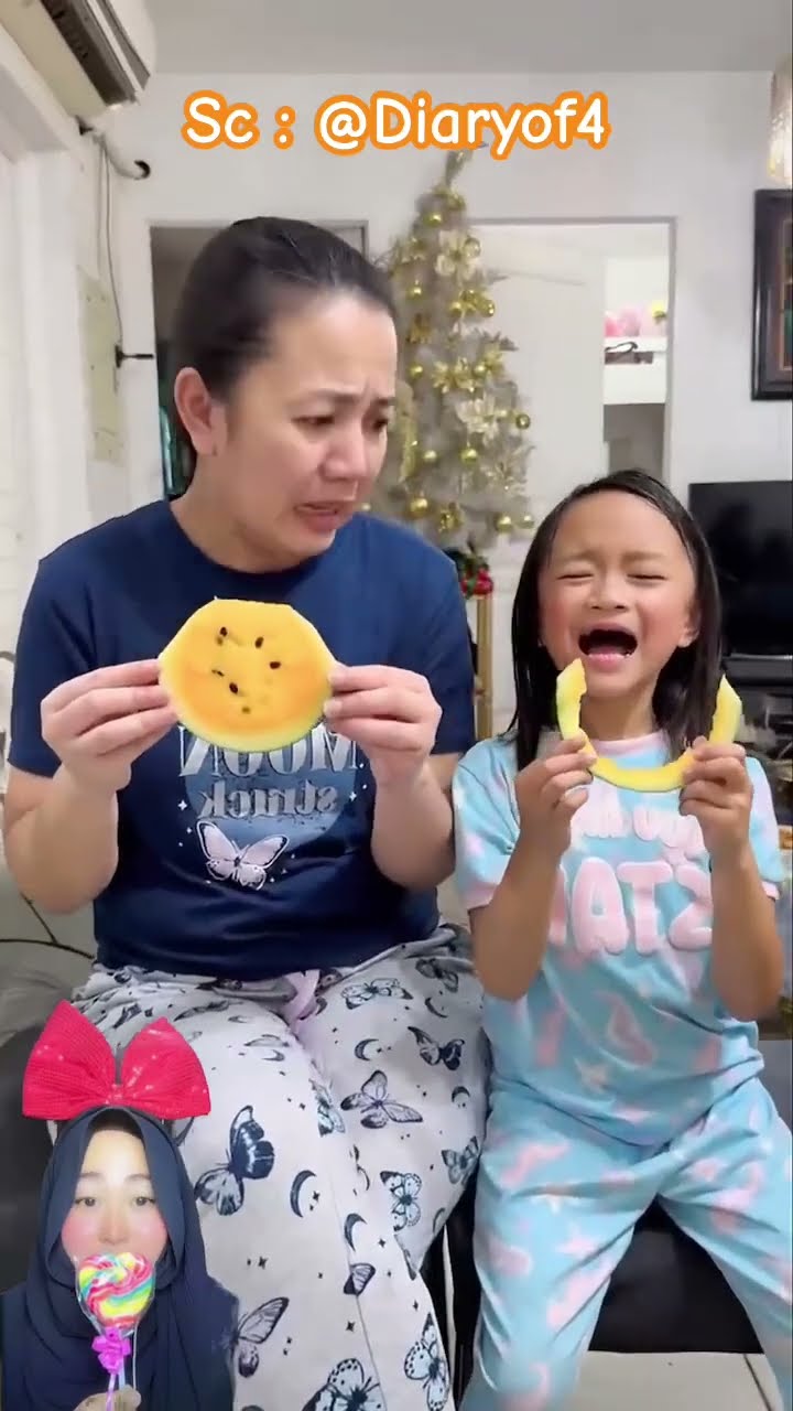 SEMANGKA DIA GAK ADA ⁉️ tapi Mama Baik Hati Mau Berbagi Semangka ? @Diaryof4 #shorts #funny