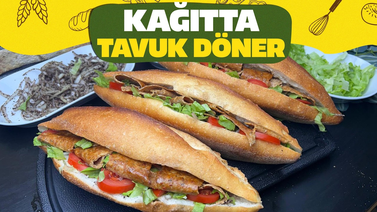 Sokak Lezzeti Evde! Fırında Kağıtta Tavuk Döner! Pratik ve Ekonomik🔥🔥 Sokak Lezzeti Evde! Fırında Kağıtta Tavuk Döner! Pratik ve Ekonomik🔥🔥