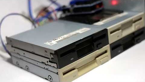 DIY Arduino Floppy music