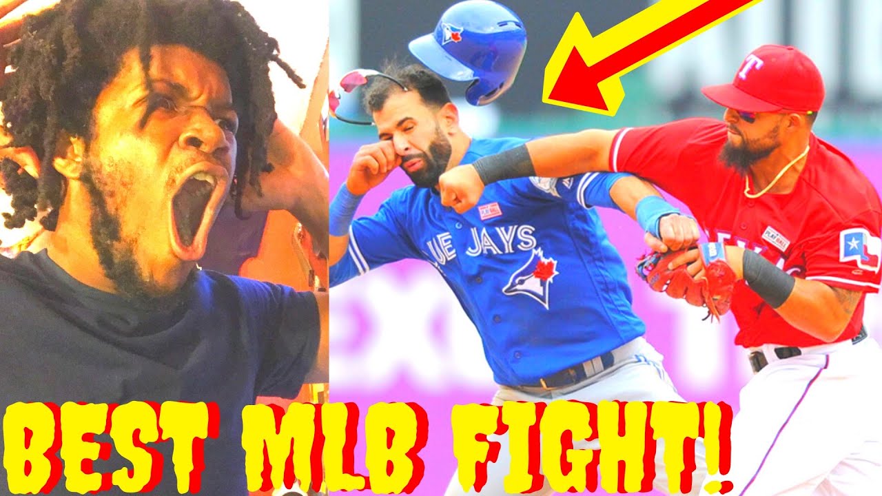 MLB REACTION - MLB FIGHTS & BRAWLS OF ALL TIME *CRAZY BENCH CLEARING*