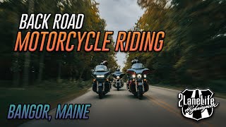 Back Road Motorcycle Riding in Bangor, Maine | History, Eats, Scenic Roads | 2LaneLife | 4K