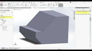 SoildWorks - J's Tutorials - CSWA Basic parts - Part 6 - Odd Block