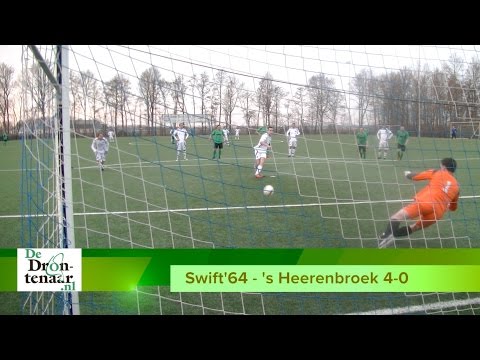 VIDEO | Swift’64 na 4-0 zege op 's Heerenbroek weer een stapje dichter bij de titel