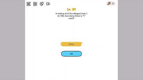 Brain out | In writing all of the integers from 1 to 199, how many times is "1" used?