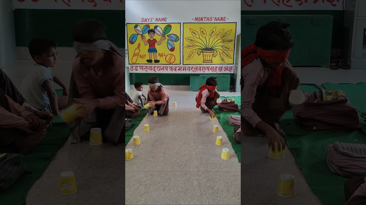 Blindfolded Cup Stacking Game🎯