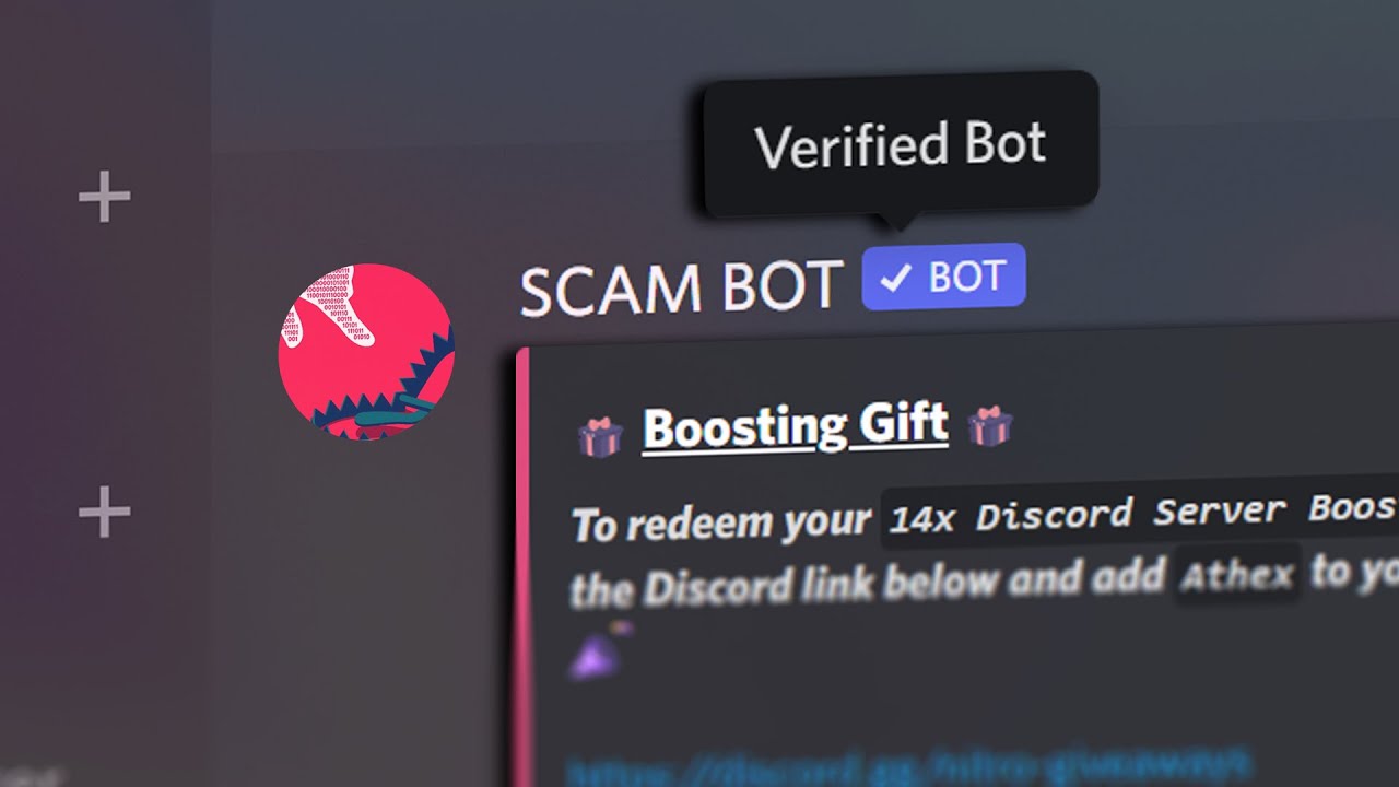 Claim your nitro bot scam – Discord