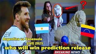 Viral Cat Predicts Argentina vs Venezuela Winner! FIFA 2026 World Cup Qualifier