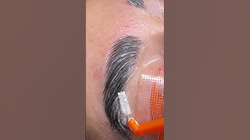 Brow lamination step 2👌 #browlamination #browlifting #brows #browshaping #trending