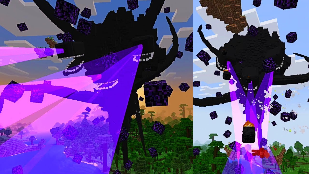 Addon de Wither Storm para Minecraft PE - YouTube