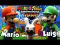 ABM: Mario vs Luigi !! Mario+Rabbids Kingdom Battle Gameplay Match!! HD