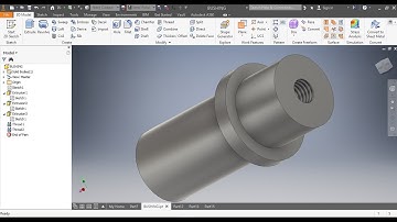 How to draw Bushings with AutoCAD Inventor, CAD Tutorial for beginners UNISA CAD161S (Mechanical Eng