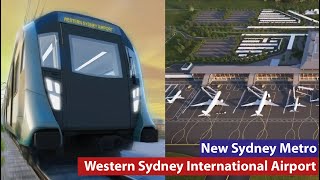 New Sydney Metro lines & Western Sydney International Airport