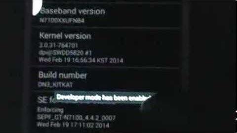 How To Enable Developer Options In Android KitKat