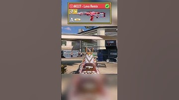 💀 I finally landed the super deadly AK-117 lava remix at all distances #ak117 #codm #codmobile