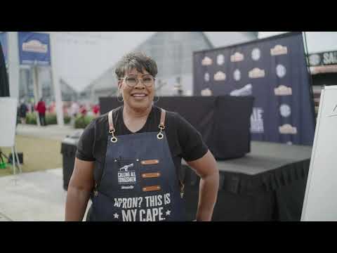 The Johnsonville 2021 Titanium Tongsman was declared in front of fans and media before the SEC Championship Game in Atlanta on Saturday, Dec. 4. The Grill-off winners are Memphis area residents and 7-Time BBQ Champion, author/restaurateur Melissa Cookston, and Brent Miller, whose creative, original recipe Memphis-Style Hasselback Sausage Burger, was chosen by celebrity judges for its flavor and presentation. 
 https://youtu.be/KW3tC9Xo7TQ