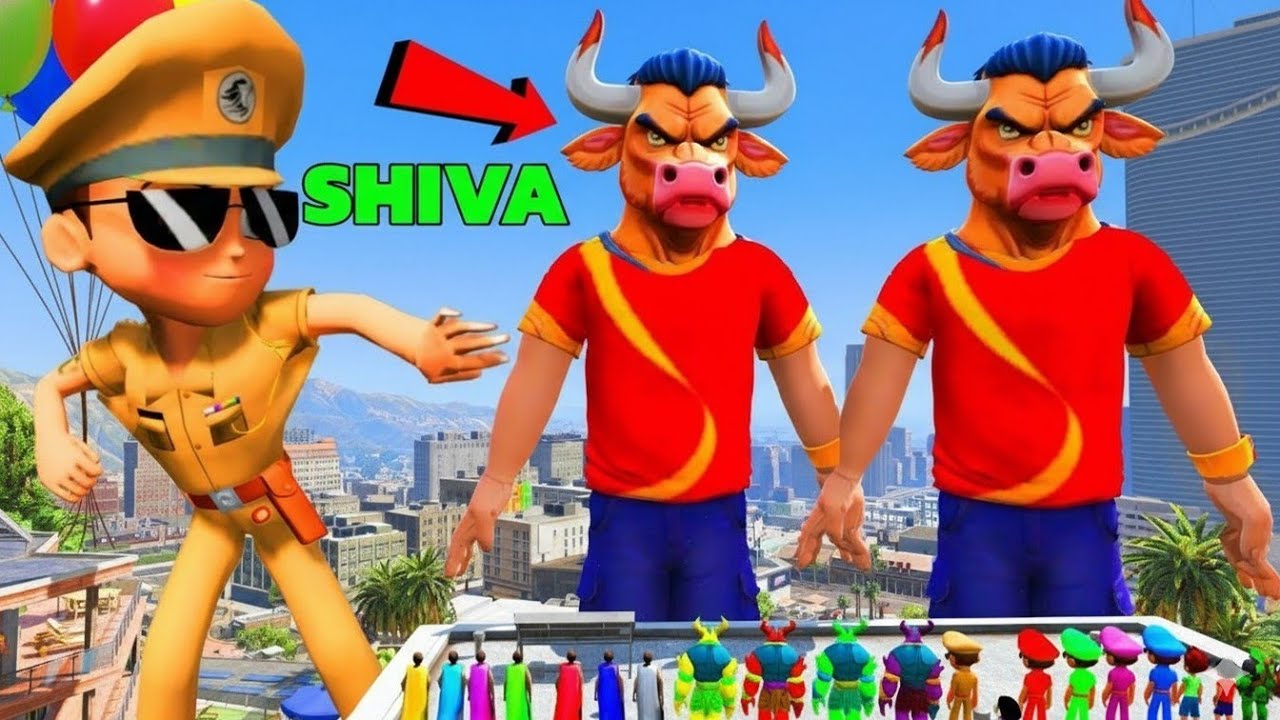 LITTLE SINGHAM WITH SHIVA KICKO SHINCHAN FOUND BIGGEST EVER KICKO IN GTA 5 #151