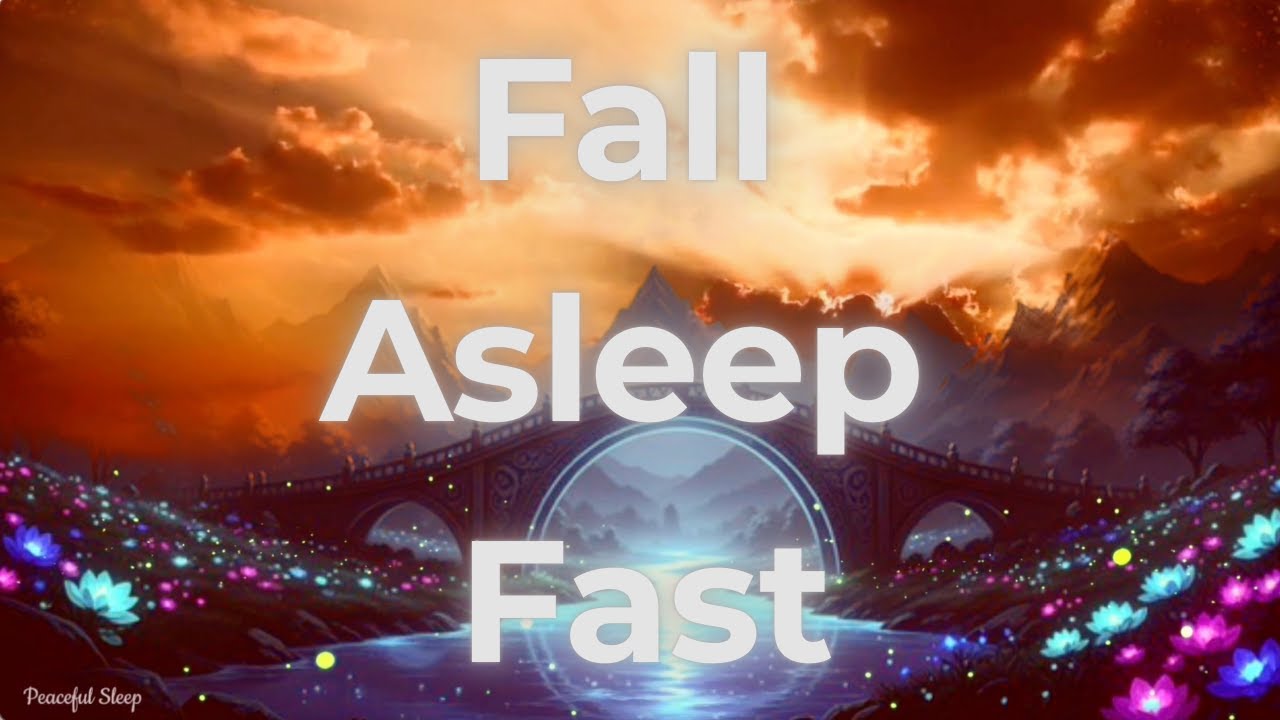 Fall Asleep Fast Under the Blue Moon • Deep Sleep Music for Instant ...