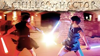 Hector vs Achilles with LIGHTSABERS! | Troy in Space