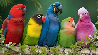 World's Most Amazing Parrots 🦜 Relaxing Bird Sounds for Deep Stress Relief &amp; Healing Nature 🌿 Calm
