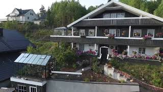 Droneflight over Grua, Norway