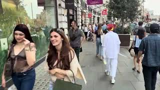 England, Central London Summer Walk | Relaxing Walking tour in West End London 4K HDR