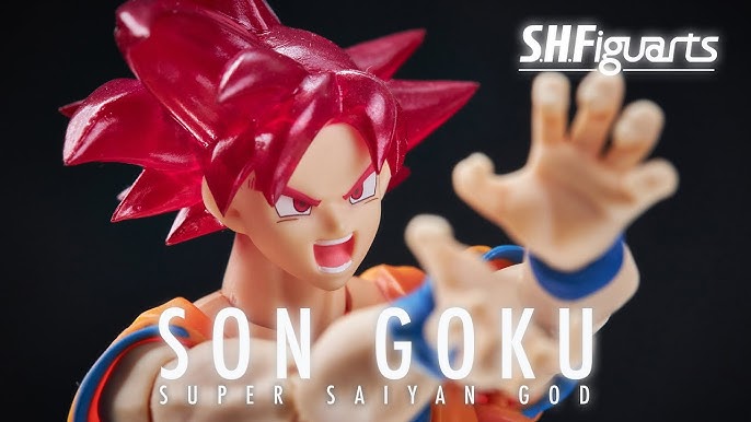 S.H.Figuart Dragon Ball Z SHF Red Super Saiyan God Red Goku Action